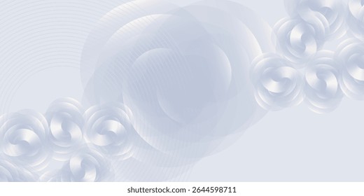 Abstract grey background art with dynamic circle lines. geometry, color good simple modern nice design natural