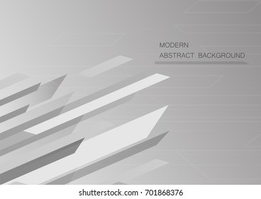 Abstract grey background with copy space for text.  Modern graphic design for book cover. Vector element. Geometric template for presentation.