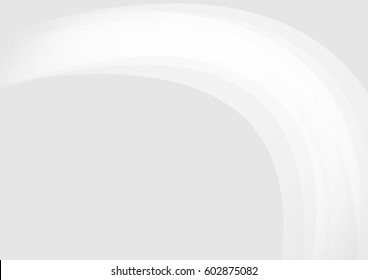 Abstract grey background with curve light