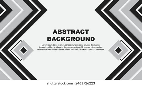 Abstract Grey Background Design Template. Banner Wallpaper Vector Illustration. Grey Design