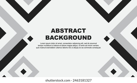Abstract Grey Background Design Template. Banner Wallpaper Vector Illustration. Grey Template