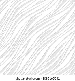 Abstract grey background. Diagonal lines and strips. Abstract gray wave layers paper cut cover design. Vector illustration