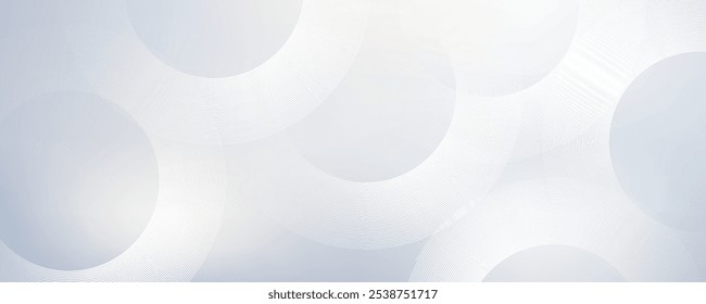Abstract grey background with dynamic circle lines.