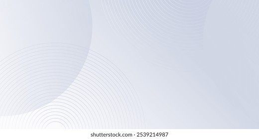 Abstract grey background with dynamic circle modern simple art