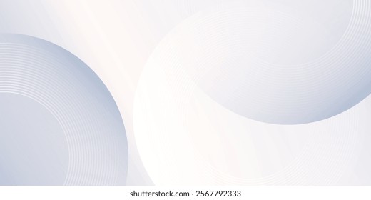 Abstract grey background dynamic circle art modern
