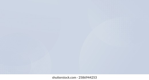 Abstract grey background with dynamic circle lines.