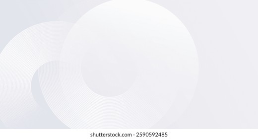 Abstract grey background with dynamic circle modern simple good natural