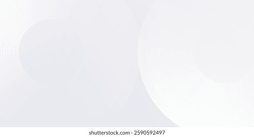 Abstract grey background with dynamic circle modern simple