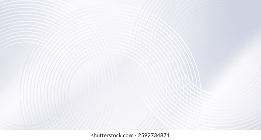 Abstract grey background with dynamic circle lines. VECTOR ILKLUSTRATION EPS10
