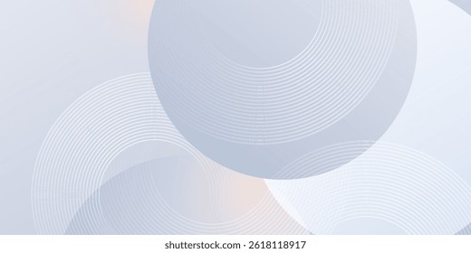 Abstract grey background with dynamic circle lines.eps  10 Illustration