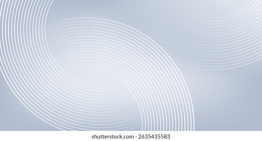 Abstract Grey Background with Dynamic Circle Lines, Perfect for Modern Graphic Design Projects, Banners, Brochures, and Digital Art, Ideal for Corporate Branding and Creative Presentations. Eps 10