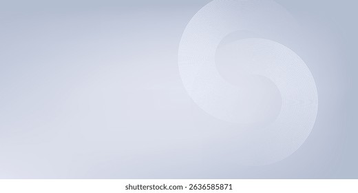 Abstract Grey Background with Dynamic Circle Lines, Perfect for Modern Graphic Design Projects, Banners, Brochures, and Digital Art, Ideal for Corporate Branding and Creative Presentations