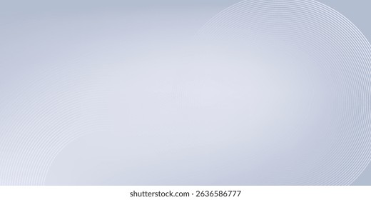 Abstract Grey Background with Dynamic Circle Lines, Perfect for Modern Graphic Design Projects, Banners, Brochures, and Digital Art vector eps 10