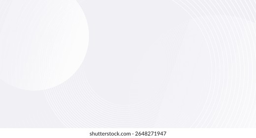 Abstract grey background with dynamic circle space wallpaper