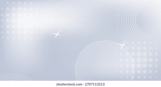 Abstract grey background with dynamic circle lines.eps10