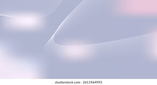Abstract grey background with dynamic glowing wavy lines.