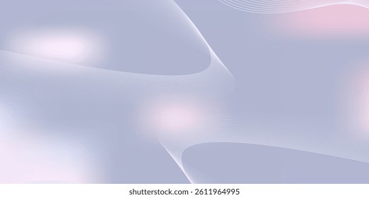 Abstract grey background with dynamic glowing wavy lines.