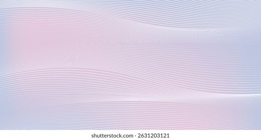 Fondo gris Abstractas con líneas onduladas brillantes dinámicas.