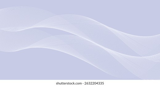 Abstract grey background with dynamic glowing wavy lines.vector eps10