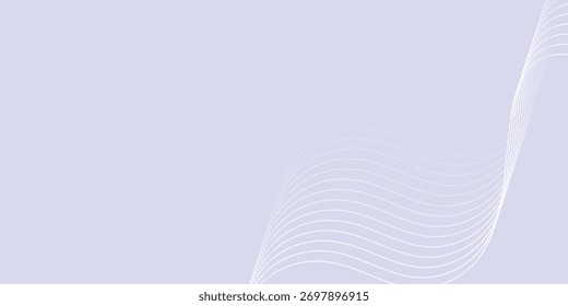 Abstract grey background with dynamic glowing wavy lines. vector eps10