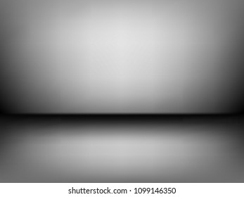 Abstract grey abstract background. Empty room with spotlight effect. Vector EPS10 Graphic art design.