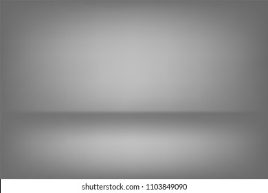Abstract grey abstract background. Empty room with spotlight effect. Vector EPS10 Graphic art design.