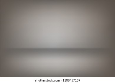 Abstract grey abstract background. Empty room with spotlight effect. Vector EPS10 Graphic art design.