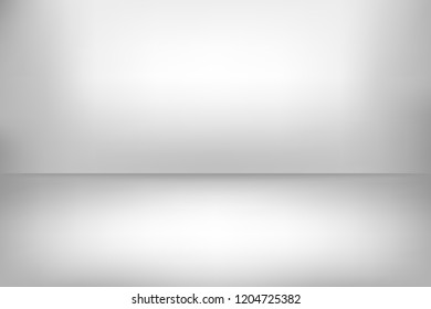 Abstract grey background. Empty room with spotlight effect. Vector EPS10 Graphic art design.