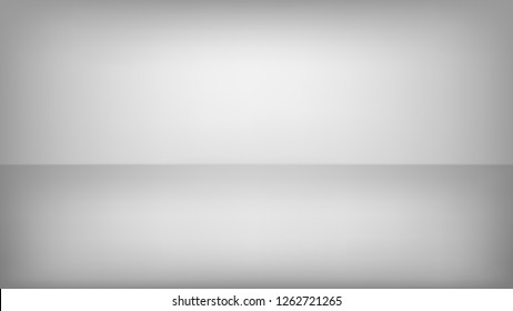 Abstract grey background. Empty room with spotlight effect. Vector EPS10 Graphic art design.