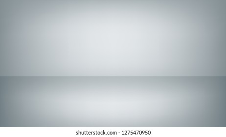 Abstract grey background. Empty room with spotlight effect. Vector EPS10 Graphic art design.
