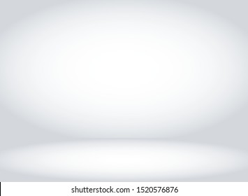 Abstract grey background. Empty room with spotlight effect. Vector illustration.