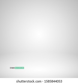 Abstract grey background. Empty room with spotlight effect. Vector EPS10 Graphic art design.