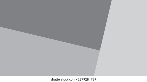 Abstract grey background with geometric shapes. For wallpaper, cover, banner, poster, placard and vivid presentation. Modern geometric design background for business card and flyer template, vector