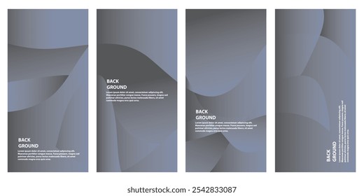 abstract grey background with gradient color and artistic dynamic line decoration