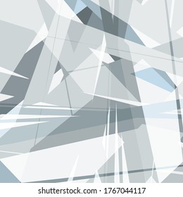 Fondo gris abstracto. tecnología de color gris abstracto de fondo moderno para tu diseño. Reflejo creativo de fondo de vidrio.