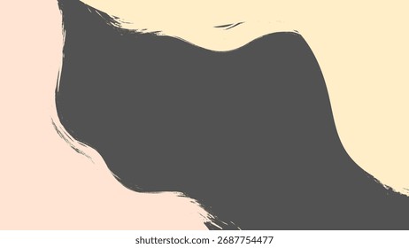 FONDO GRIS Abstractas CON FORMAS ORGÁNICAS DIBUJADAS A MANO PLANTILLA DE VECTOR DE DISEÑO COLORIDO NARANJA PLANA PARA EL FONDO DE PANTALLA, DISEÑO DE CUBIERTA