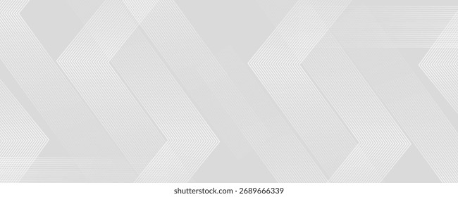 Abstract grey background with hexagons. Modern medical or health care scientific. Geometric stripe line art design for poster, brochure, cover, banner, header, website, presentation