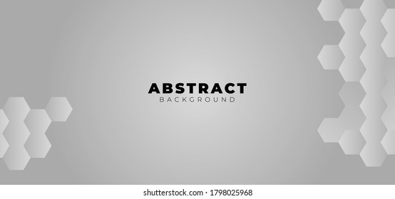 abstract grey background honeycomb hexagon