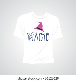 abstract grey background with isolated tshirt