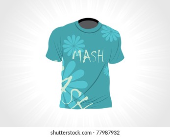 abstract grey background with isolated tshirt