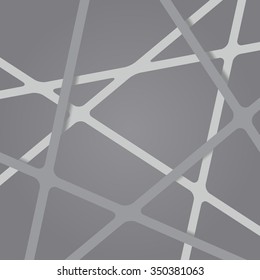 abstract grey background lines overlapping art streaks tapes stripes design 3d