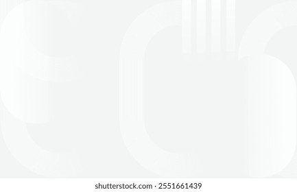 Abstract grey background. Modern white round with geometric lines shape