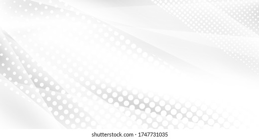 Abstract grey background poster with dynamic waves. technology network Vector illustration.