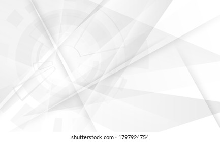 Abstract grey background poster with dynamic waves. technology  network Vector illustration.
