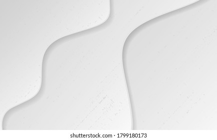 Abstraktes graues Hintergrundposter mit dynamischen Wellen. Technologienetzwerk, Vektorgrafik.