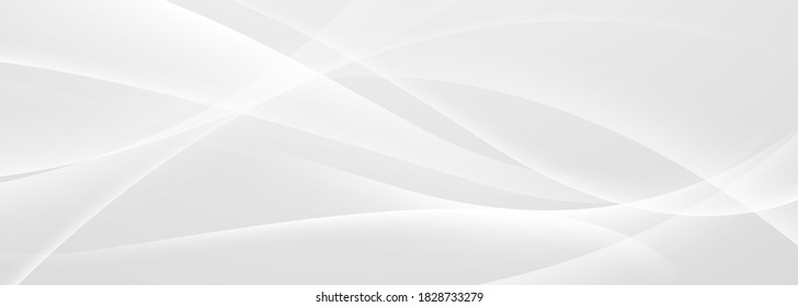 Abstract grey background poster with dynamic waves. technology network Vector illustration.