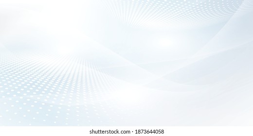 Abstract grey background poster with dynamic waves. technology network Vector illustration.
