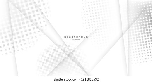 Abstract grey background poster with dynamic. technology network Vector illustration.
