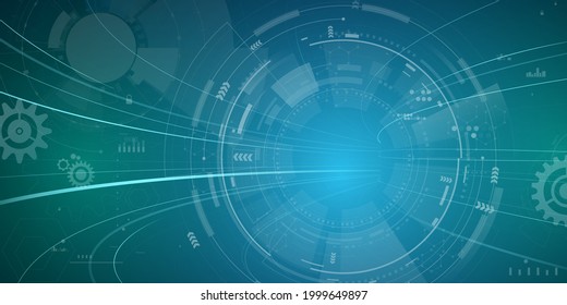 Abstract grey background poster with dynamic. technology data network Vector illustration.