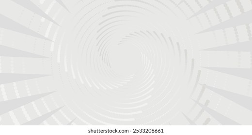 Abstract grey background poster with dynamic waves. technology network Vector illustration.